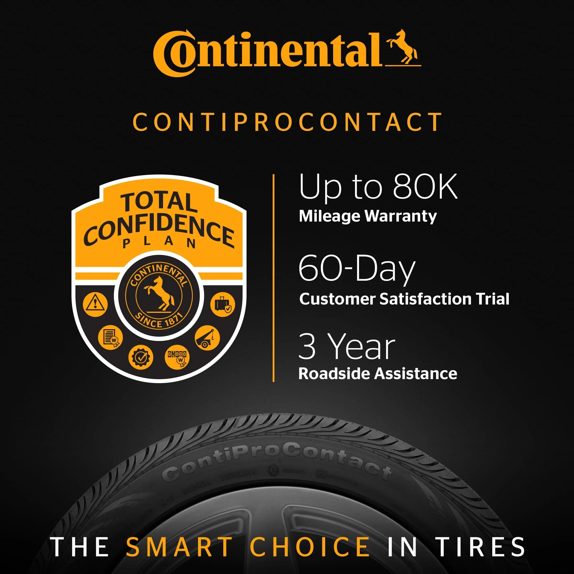 Contiprocontact All Season 255/40R19 100H XL Passenger Tire
