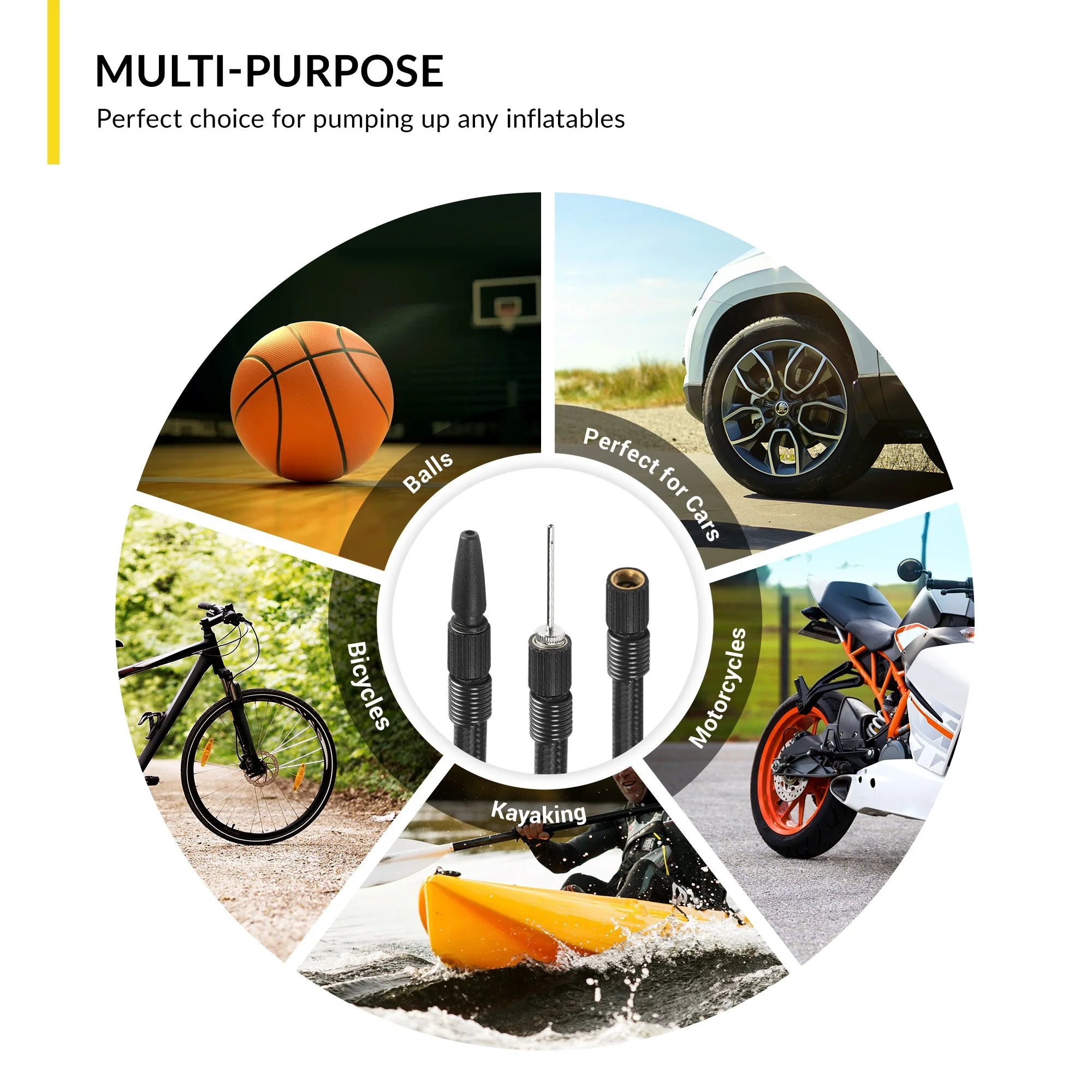 Air Compressor for Tires - Portable Tire Inflator Air Pump for Car - Electric Tire Compressor for Home and Car - Air Compressor Tire Pump - Air Pump for Cars, Bikes, and Inflatables