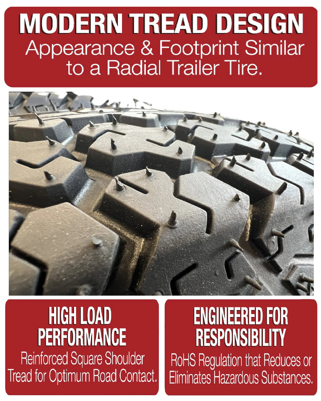 4-Pk ST205/75D15 Trailer Tires Bias Ply Load C 1760# 205/75D 15 2 Year Warranty