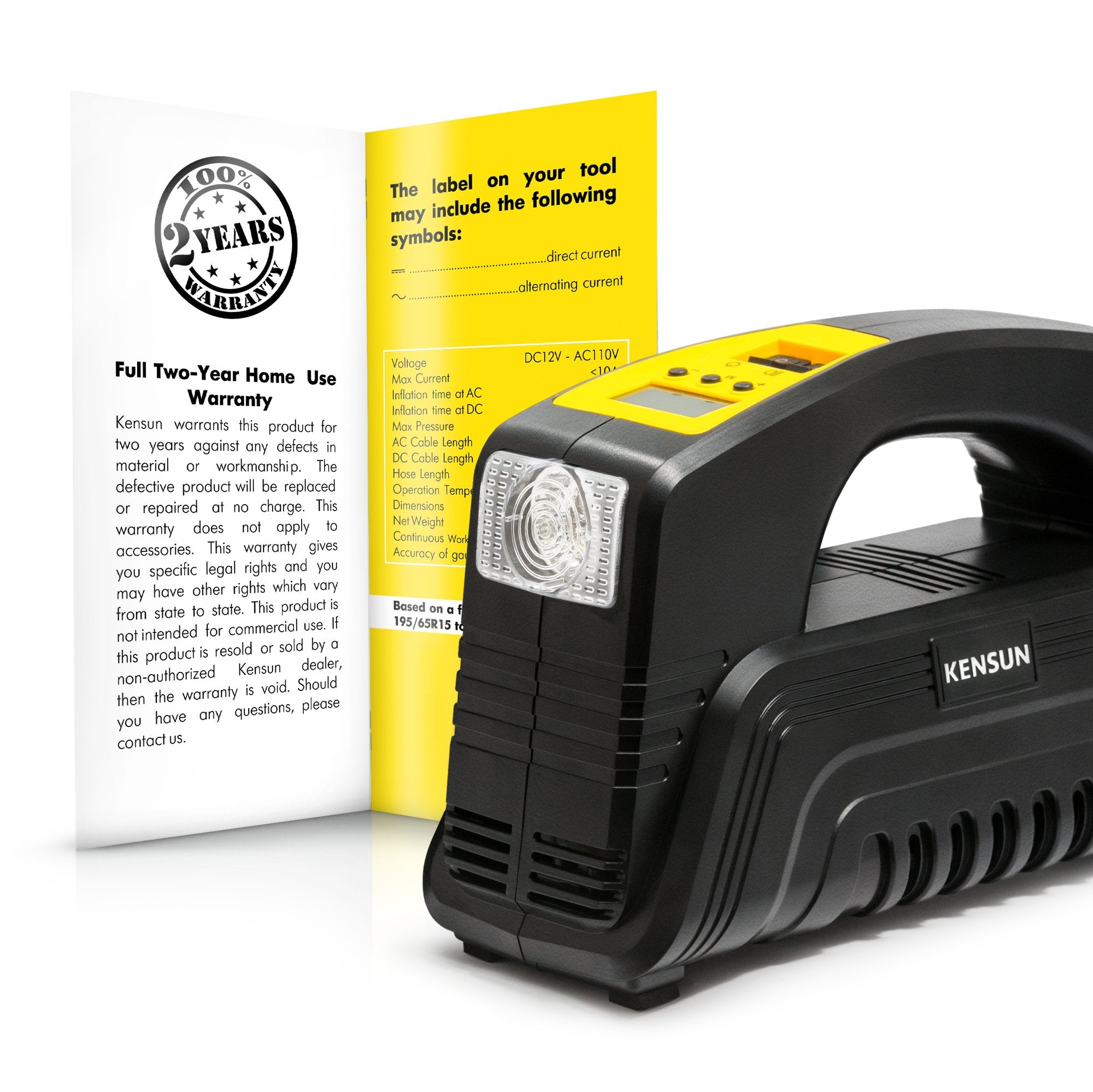 Air Compressor for Tires - Portable Tire Inflator Air Pump for Car - Electric Tire Compressor for Home and Car - Air Compressor Tire Pump - Air Pump for Cars, Bikes, and Inflatables